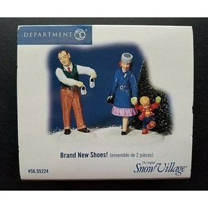 Dept 56 Snow Village - Brand New Shoes